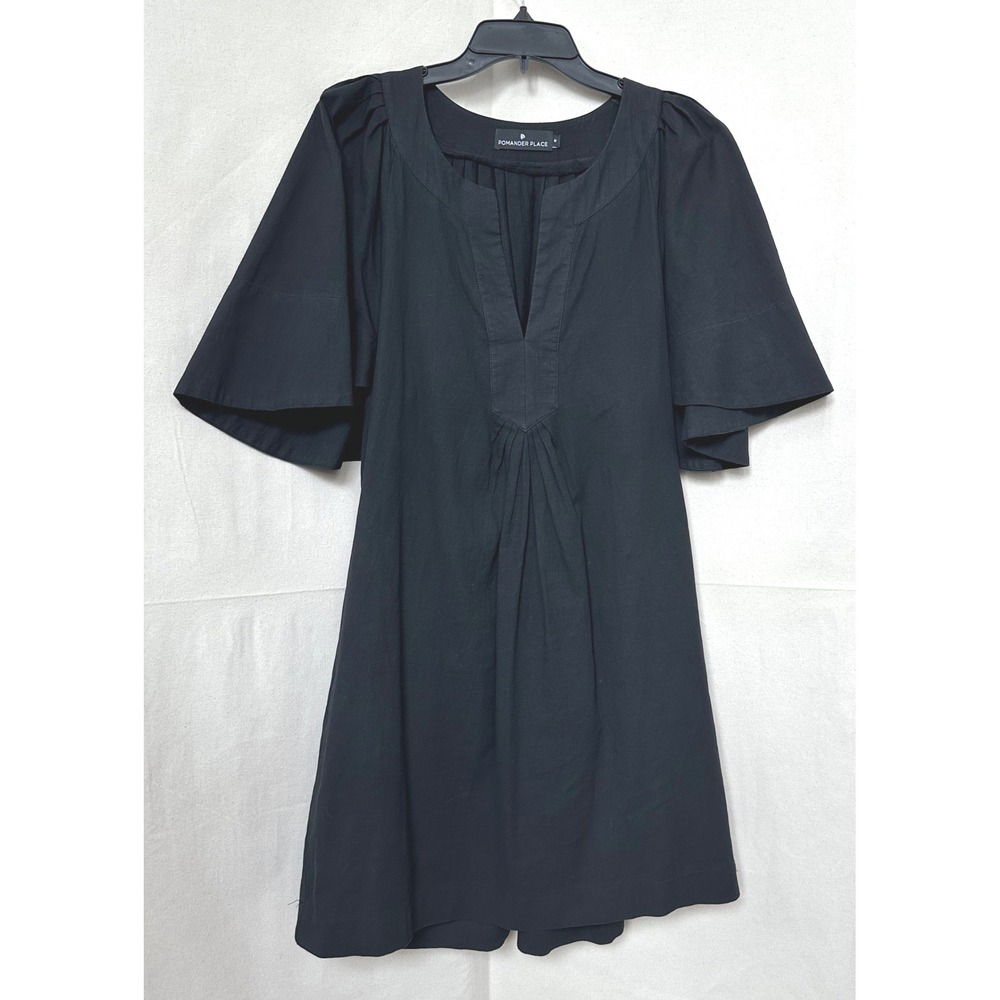 Tuckernuck Pomander Place Finley Clean Girl Flutter Sleeve Mini Dress  Cotton